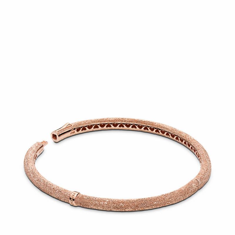 Pandora Rose™ Matte Brilliance Bangle Bracelet Ireland - Pandora Rose - 137608YBM